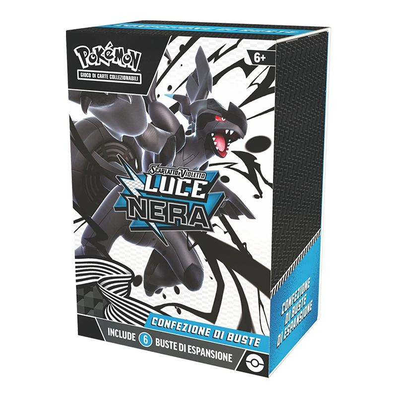 Prodotti sealed italiani: Pokémon TCG 6 booster pack Luce Nera italiano