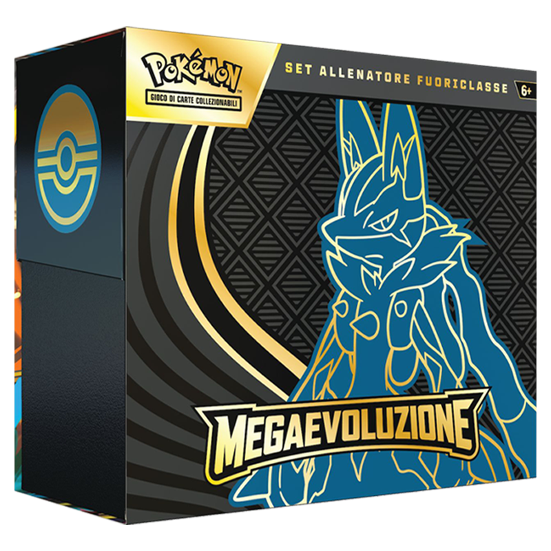 Prodotti sealed italiani: Set Allenatore Fuoriclasse Pokémon Megaevoluzione Lucario