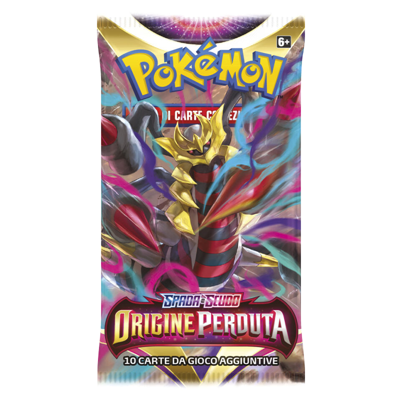Bustina Pokémon TCG espansione Origine Perduta in italiano.