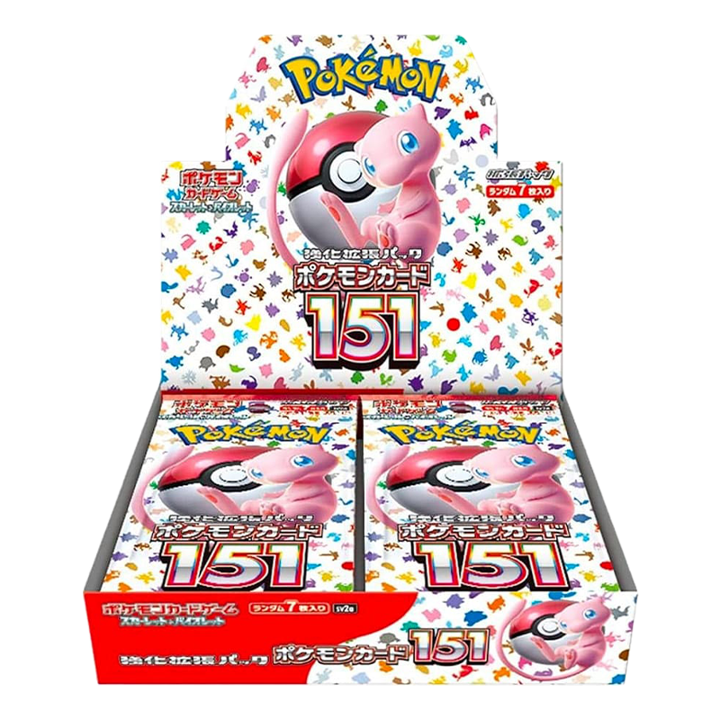 Booster Box Pokémon giapponese 151 sealed