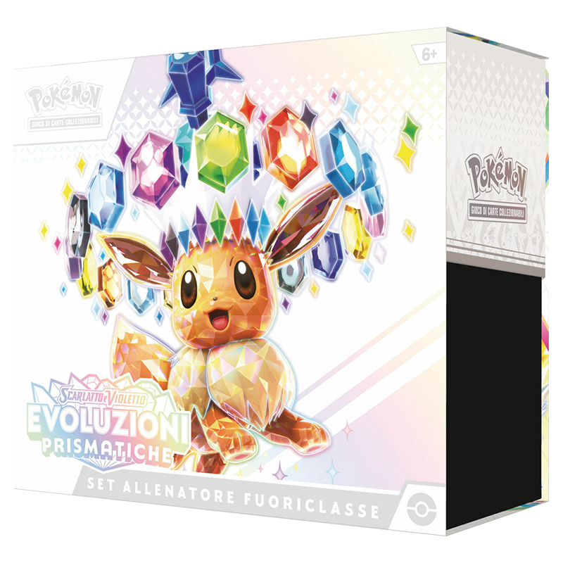 Prodotti sealed italiani: Set Allenatore Fuoriclasse Pokémon Evoluzioni Prismatiche italiano