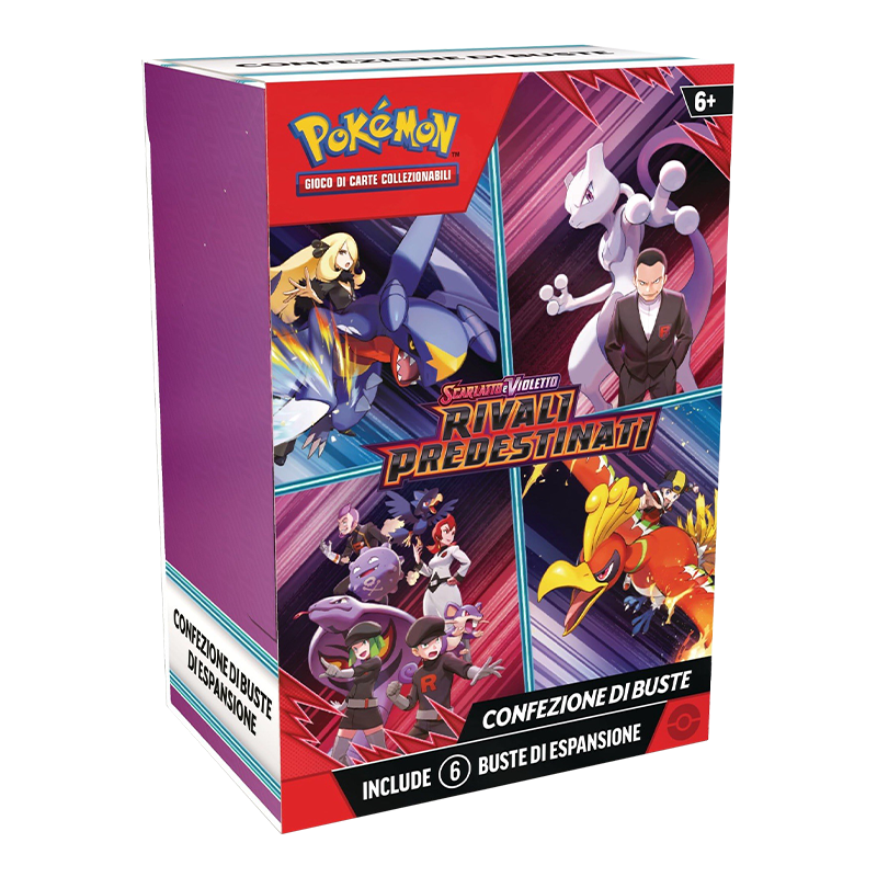 Prodotti sealed italiani: Bundle 6 buste Pokémon Rivali Predestinati sealed