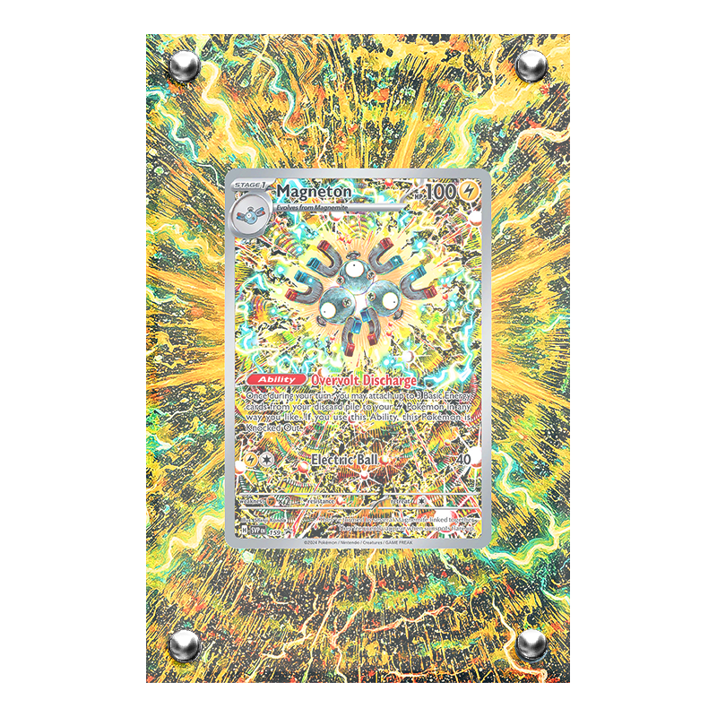Extended artwork Magneton 159 Scintille Folgoranti in case acrilico, Artworks di Headshot Trading Cards