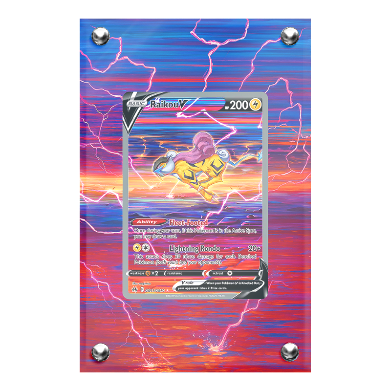 Extended artwork Raikou V GG41 Zenit Regale in case acrilico,della categoria Artworks di Headshot Trading Cards