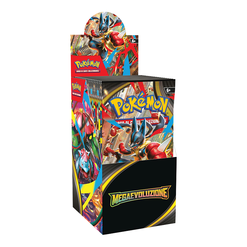 Pokémon Display Mega Evoluzione 18 bustine