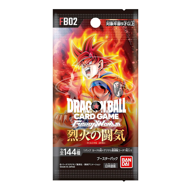 Pacchetto singolo Dragon Ball TCG FB02 giapponese sealed
