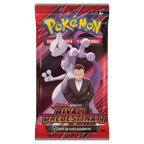 Bustina Pokémon TCG espansione Rivali Predestinati in italiano.