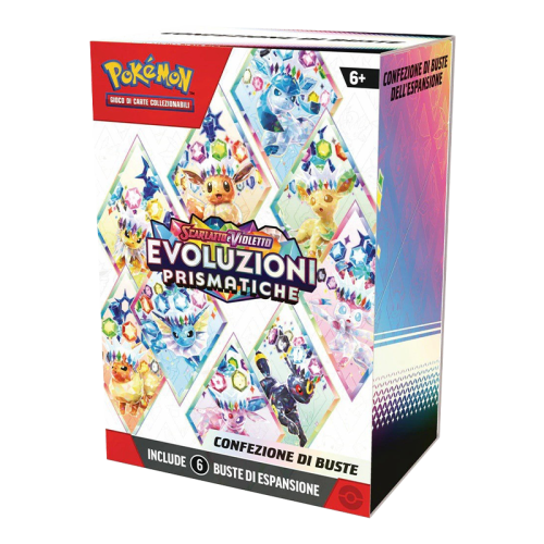 Prodotti sealed italiani: Pokémon TCG Bundle 6 bustine Evoluzioni Prismatiche