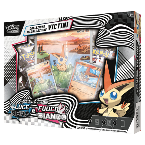 Collezione Pokémon Victini Luce Nera e Fuoco Bianco