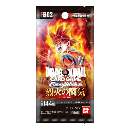 Pacchetto singolo Dragon Ball TCG FB02 giapponese sealed