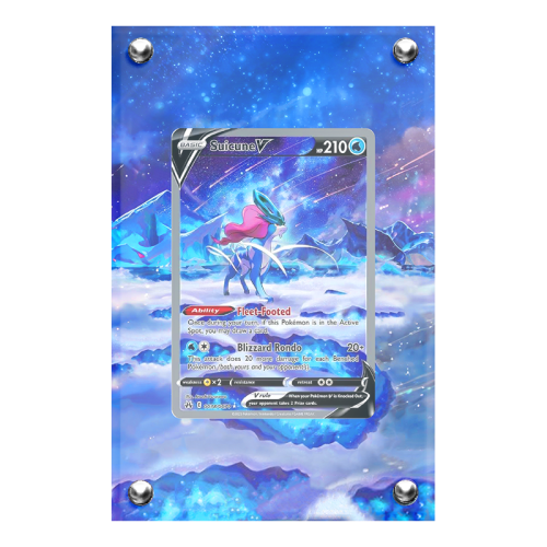 xtended artwork Suicune V GG38 Zenit Regale in case acrilico, Artworks di Headshot Trading Cards